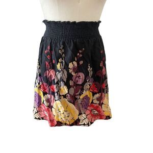 Free People boho floral skirt women’s size small‎